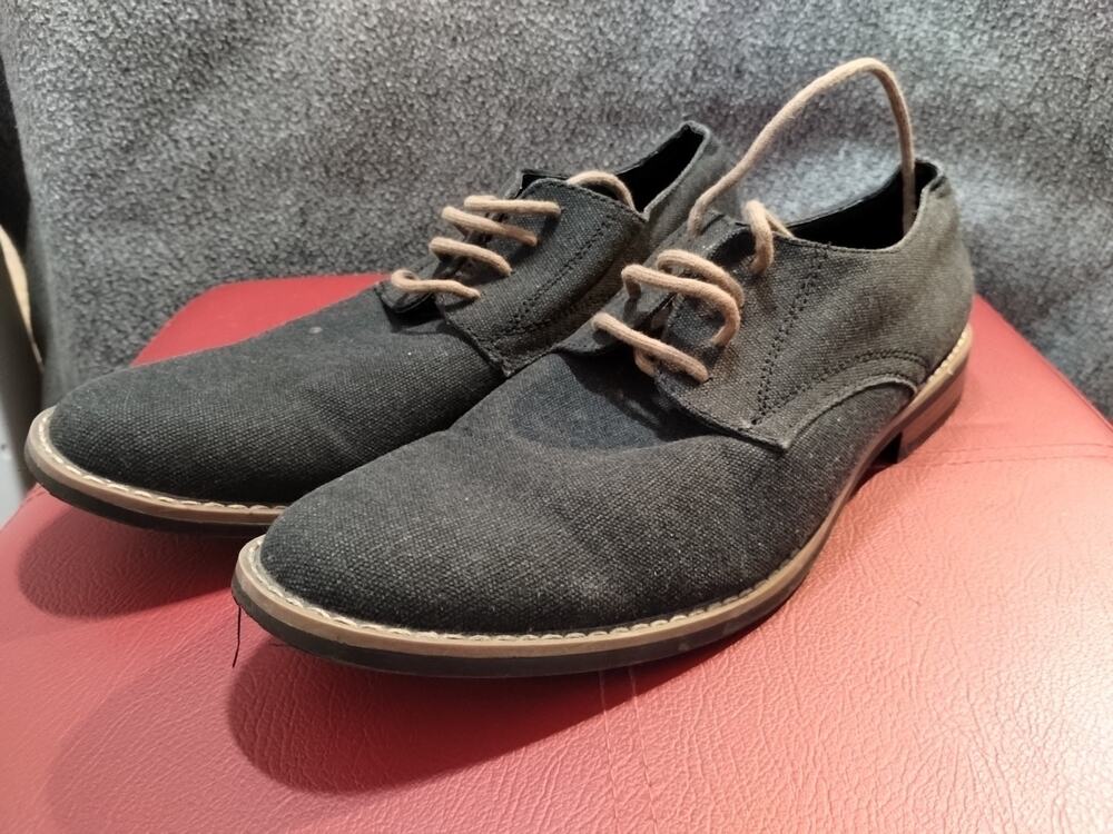 PERRY ELLIS PORTFOLIO Jackson Casual Black Dress Shoes Size 7.5